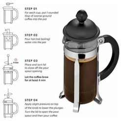 Bodum  Caffettiera  Caffettiera A Pistone Tazze, Vetro, Bianco, 0.35 L -Piccoli Elettrodomestici Negozio 70754273 4