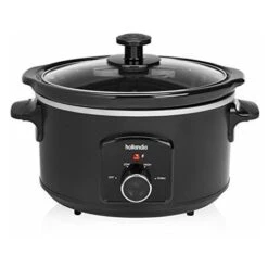 Tristar VS-3915 Sistema A Cottura Lenta, Rivestimento In Cerámica, Termostato Regolabile, Nero