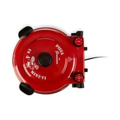 Ariete 919 Pizza In 4' Minuti, Forno Per Pizza, 400 Gradi, Cuoce In 4, Pietra Refrattaria 32 Cm Di Diametro, 1200 Watt, Timer 15, Rosso -Piccoli Elettrodomestici Negozio 70878201 4