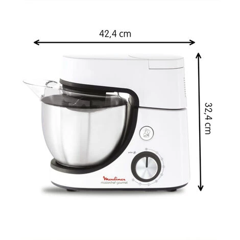 Robot Da Cucina 4.6l 1100w Bianco - Qa510110 - Moulinex 4 Robot Da Cucina 4.6l 1100w Bianco - Qa510110 - Moulinex - immagine 2