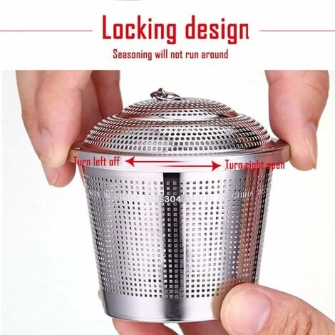 Confezione Da 2 Colini Per Il Tè Sfusi, Colini Per Spezie Da Cucina, Colini Per Il Tè In Acciaio Inossidabile 304 Teiera A Catena Lunga 7 Confezione Da 2 Colini Per Il Tè Sfusi, Colini Per Spezie Da Cucina, Colini Per Il Tè In Acciaio Inossidabile 304 Teiera A Catena Lunga - immagine 5