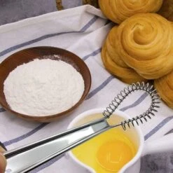 Acciaio Inossidabile Manuale Per Montare La Panna E L'impasto Piccolo Strumento Di Cottura Miele Bastoncino Per Miele Cucchiaio Di Miele Caricato A Molla Frullino Per Le Uova Mixer Per Bevande Frullin -Piccoli Elettrodomestici Negozio 71546151 4