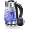 Aigostar Cris – Bollitore Elettrico In Vetro Borosilicato, 2200W, 1,7 Litri. Controllo Della Temperatura Variabile, Funzione Di Mantenimento Caldo. Incluso Un Filtro Staccabile, Illuminazione A LED. -Piccoli Elettrodomestici Negozio 72603437 1