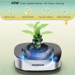 Aigostar Juicy - Spremiagrumi Elettrico, Grande Volume Da 1,2 Litri, Spremiagrumi Con LED E 2 Coni Staccabili, Spremiagrumi Per Pompelmo ,lime ,limone Arancia , Lavabile In Lavastoviglie, 40W -Piccoli Elettrodomestici Negozio 72603442 5