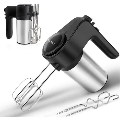 Aigostar Hanson - Sbattitore Elettrico, Fruste Elettriche,Velocità Regolabili E Turbo Boost Con 2 Fruste & 2 Ganci In Acciaio Inox, Design Di Espulsione A Un Pulsante 3 Aigostar Hanson - Sbattitore Elettrico, Fruste Elettriche,Velocità Regolabili E Turbo Boost Con 2 Fruste & 2 Ganci In Acciaio Inox, Design Di Espulsione A Un Pulsante