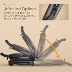 Aigostar York 30RUM - Panini Maker/Griglia Elettrica E Sandwich. Piastra Antiaderente Con Apertura Fino A 180º Piatta. Maniglia Antiscottatura, BPA FREE, Indicatore Luminosa. Potenza Fino A 800W 11 Aigostar York 30RUM - Panini Maker/Griglia Elettrica E Sandwich. Piastra Antiaderente Con Apertura Fino A 180º Piatta. Maniglia Antiscottatura, BPA FREE, Indicatore Luminosa. Potenza Fino A 800W -Piccoli Elettrodomestici Negozio 72603512 5