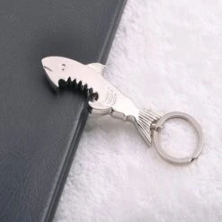 1 PC Bere Birra Apribottiglie Portachiavi Apri Portachiavi Bar Acquario Pesca Regalo (Colore: Argento) -Piccoli Elettrodomestici Negozio 72876828 4