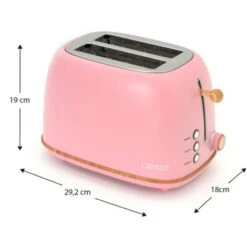 Tostapane Caprizze Kaito Con Doppia Fessura Extra Ampia 6 Livelli Di Tostatura Design Vintage Con Effetto Legno Rosa Opaco 10 Tostapane Caprizze Kaito Con Doppia Fessura Extra Ampia 6 Livelli Di Tostatura Design Vintage Con Effetto Legno Rosa Opaco -Piccoli Elettrodomestici Negozio 76398319 4