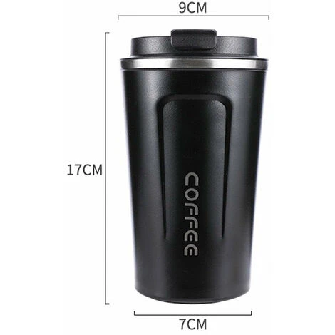 Tazza Da Caffè Tazza Termica Isolata A Tenuta Stagna Tazza Da Caffè Portatile Da Viaggio In Acciaio Inossidabile 510 Ml (bianco) 7 Tazza Da Caffè Tazza Termica Isolata A Tenuta Stagna Tazza Da Caffè Portatile Da Viaggio In Acciaio Inossidabile 510 Ml (bianco) - immagine 5