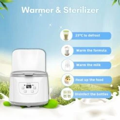 Scaldabiberon 4 In 1 Sterilizzatore A Vapore Per Biberon Scaldabiberon Veloce Capacità Di 2 Biberon Temperatura Regolabile Con Schermo LED Per Biberon, EU 400W 11 Scaldabiberon 4 In 1 Sterilizzatore A Vapore Per Biberon Scaldabiberon Veloce Capacità Di 2 Biberon Temperatura Regolabile Con Schermo LED Per Biberon, EU 400W -Piccoli Elettrodomestici Negozio 77488987 5