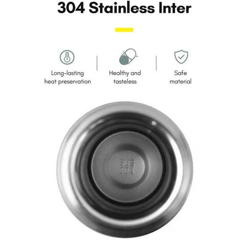 Bottiglia D'acqua Isolata Sottovuoto In Acciaio Inossidabile A Doppio Strato Bottiglia Termica 12H Mantiene Caldo E Freddo A Tenuta Stagna Adatto Per Viaggi All'aperto In Casa E Ufficio (verde) 6 Bottiglia D'acqua Isolata Sottovuoto In Acciaio Inossidabile A Doppio Strato Bottiglia Termica 12H Mantiene Caldo E Freddo A Tenuta Stagna Adatto Per Viaggi All'aperto In Casa E Ufficio (verde) - immagine 4