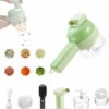 Set Tagliaverdure Elettrico Portatile 4 In 1, Robot Da Cucina Wireless Per Aglio Pepe Peperoncino Cipolla Sedano Carne Zenzero Con Spazzola -Piccoli Elettrodomestici Negozio 77494445 1