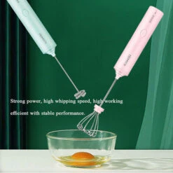 Mixer Per Alimenti Elettrico Senza Fili Per Uso Domestico 4 Velocità Impastatrice Regolabile Frullatore Per Uova Frullino Per Uova Mixer Multifunzionale (verde) -Piccoli Elettrodomestici Negozio 77495466 4