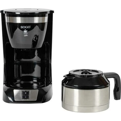SOGO Human Technology Drip Inox 10 Macchina Per Il Caffè Nero Capacità Tazze10 Caraffa In Vetro, Funzione Mantenimento 3 SOGO Human Technology Drip Inox 10 Macchina Per Il Caffè Nero Capacità Tazze10 Caraffa In Vetro, Funzione Mantenimento