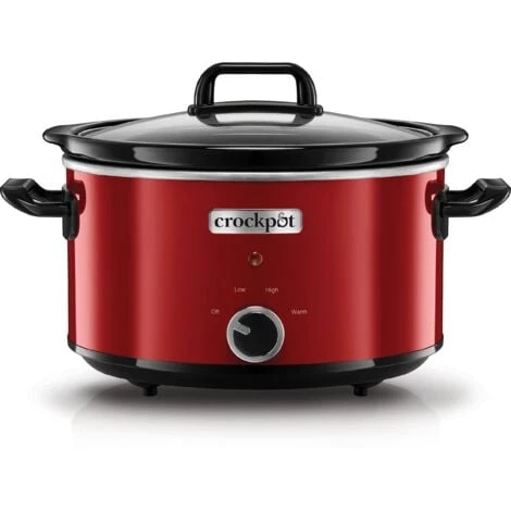 Crock-Pot Crockpot Pentola Per Cottura Lenta, Slow Cooker, Capienza 3.5 Litri, Fino A 4 Persone, 2 Impostazioni Cottura E Funzione Mantenimento In Caldo, 210 W, Ceramica, Rosso, 24 X 30.51 X 32.99 Cm 4 Kg 3 Crock-Pot Crockpot Pentola Per Cottura Lenta, Slow Cooker, Capienza 3.5 Litri, Fino A 4 Persone, 2 Impostazioni Cottura E Funzione Mantenimento In Caldo, 210 W, Ceramica, Rosso, 24 X 30.51 X 32.99 Cm 4 Kg