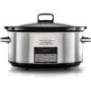 Crock-Pot Crockpot Pentola Per Cottura Lenta, Slow Cooker, Extra Large 7.5 Litri, Adatta Fino A 10 Persone, Spegnimento Automatico, 2 Impostazioni Cottura E Funzione Warm Automatica, 230 W, Ceramica, Argento 1 Crock-Pot Crockpot Pentola Per Cottura Lenta, Slow Cooker, Extra Large 7.5 Litri, Adatta Fino A 10 Persone, Spegnimento Automatico, 2 Impostazioni Cottura E Funzione Warm Automatica, 230 W, Ceramica, Argento -Piccoli Elettrodomestici Negozio 78990121 1
