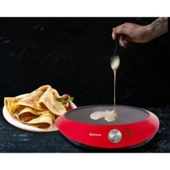 Macchina Per Crepes, Crepiera Con Piastra Antiaderente 9 Macchina Per Crepes, Crepiera Con Piastra Antiaderente -Piccoli Elettrodomestici Negozio 80155471 3