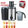 No Brand CENTRIFUGA ESTRATTORE DI SUCCO PER FRUTTA E VERDURA 850 Watt -Piccoli Elettrodomestici Negozio 81954694 1