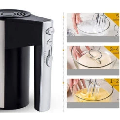 Sbattitore Elettrico 300W Miscelatore Con Base Da Cucina 5 Velocita CX66292 -Piccoli Elettrodomestici Negozio 82684373 5