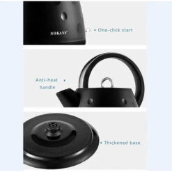 Bollitore Elettrico Acqua Calda 1.7L 1850w Scalda Bevande Manopola ON-OFF SK1033 9 Bollitore Elettrico Acqua Calda 1.7L 1850w Scalda Bevande Manopola ON-OFF SK1033 -Piccoli Elettrodomestici Negozio 82764101 3