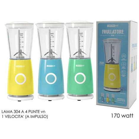 FRULLATORE 0.4LT 170W 3 ASSORTITO 3 FRULLATORE 0.4LT 170W 3 ASSORTITO