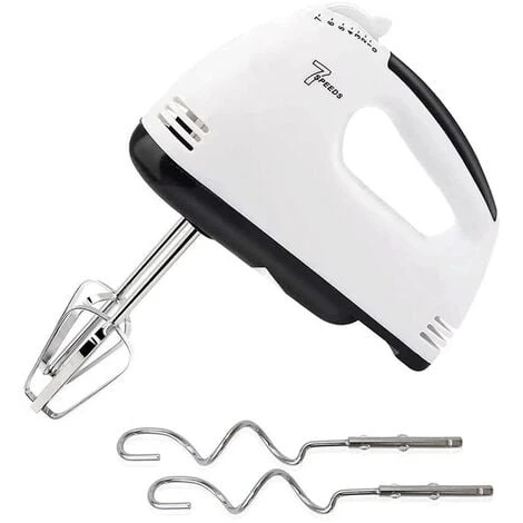 Sbattitore Elettrico Professionale Manuale 7 Velocità 260W Doppia Frusta Acciaio 3 Sbattitore Elettrico Professionale Manuale 7 Velocità 260W Doppia Frusta Acciaio