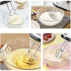 Sbattitore Elettrico Professionale Manuale 7 Velocità 260W Doppia Frusta Acciaio 9 Sbattitore Elettrico Professionale Manuale 7 Velocità 260W Doppia Frusta Acciaio -Piccoli Elettrodomestici Negozio 83678251 3