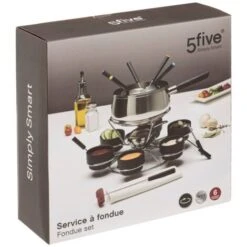 Set Per Fonduta Con Giradischi - 5 Five Simply Smart 9 Set Per Fonduta Con Giradischi - 5 Five Simply Smart -Piccoli Elettrodomestici Negozio 83770140 3