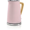 Nedis Bollitore Elettrico 1.7 L Soft Touch Rosa Ruotabile Di 360 Gradi Elemento Riscaldante Nascosto Controller Strix® Protezione Da Bollitura A Secco -Piccoli Elettrodomestici Negozio 85339650 1
