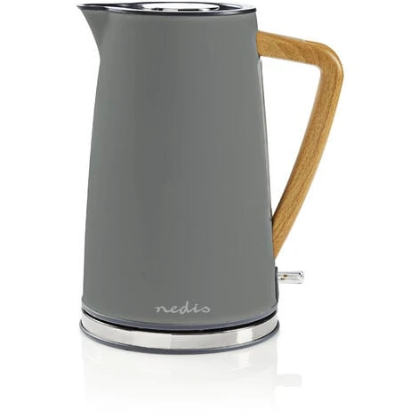 Nedis Bollitore Elettrico 1.7 L Soft Touch Grigio Ruotabile Di 360 Gradi Elemento Riscaldante Nascosto Controller Strix® Protezione Da Bollitura A Secco 3 Nedis Bollitore Elettrico 1.7 L Soft Touch Grigio Ruotabile Di 360 Gradi Elemento Riscaldante Nascosto Controller Strix® Protezione Da Bollitura A Secco