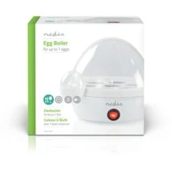 Nedis Bollitore Per Uova 7 Uova Misurino Segnale Di Avvertimento Spegnimento Automatico Bianco -Piccoli Elettrodomestici Negozio 85339707 5