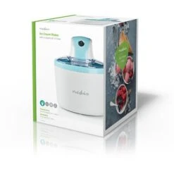 Nedis Gelatiera 1.2 L Bianco / Blu Alluminio / Plastica -Piccoli Elettrodomestici Negozio 85339712 5