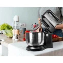 Sbattitore Elettrico BeHome Con Ciotola Rotante Acciaio 3 Litri -Piccoli Elettrodomestici Negozio 85700822 5