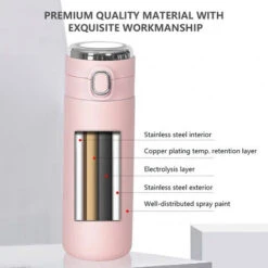 Bottiglia Isolata Sottovuoto Intelligente Da 420 Ml Display Della Temperatura In Tempo Reale LED Touch Screen Bottiglia Sottovuoto In Acciaio Inossidabile Tazza Da Viaggio (blu) -Piccoli Elettrodomestici Negozio 85894533 5