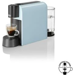 Caffitaly System - VOLTA S35 Macchina Da Caffè Espresso A Sistema Chiuso Per Capsule Originali R-Smart - Compatta, Veloce E Silenziosa, Poggia Tazze Regolabile, Celeste 8 Caffitaly System - VOLTA S35 Macchina Da Caffè Espresso A Sistema Chiuso Per Capsule Originali R-Smart - Compatta, Veloce E Silenziosa, Poggia Tazze Regolabile, Celeste -Piccoli Elettrodomestici Negozio 86326819 3