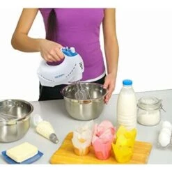 Triomph ETF2121 - Sbattitore Elettrico Bianco E Blu, 18 X 9,5 X 28 Cm 7 Triomph ETF2121 - Sbattitore Elettrico Bianco E Blu, 18 X 9,5 X 28 Cm -Piccoli Elettrodomestici Negozio 86329570 3