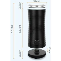 Montalatte Elettrico Automatico 4 Modalità Per Schiuma Di Latte Calda/Fredda Rivestimento Antiaderente Schiumatore Antiscivolo Spegnimento Automatico Per Cappuccino, Macchiato, Caffè Latte, Ecc. -Piccoli Elettrodomestici Negozio 86623468 4