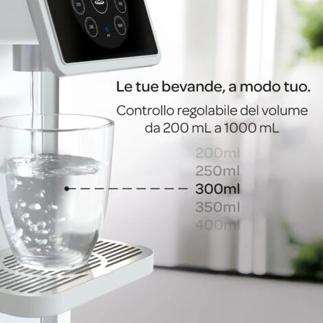 Aqua Optima Aurora Dispenser Di Acqua Refrigerata Istantanea, Capacità 3,8 Litri, Con Filtro Dell'acqua A 5 Stadi Evolve+ Per La Riduzione Della Microplastica E Delle Impurità 4 Aqua Optima Aurora Dispenser Di Acqua Refrigerata Istantanea, Capacità 3,8 Litri, Con Filtro Dell'acqua A 5 Stadi Evolve+ Per La Riduzione Della Microplastica E Delle Impurità - immagine 2