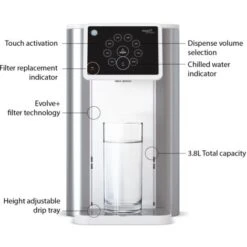 Aqua Optima Aurora Dispenser Di Acqua Refrigerata Istantanea, Capacità 3,8 Litri, Con Filtro Dell'acqua A 5 Stadi Evolve+ Per La Riduzione Della Microplastica E Delle Impurità 11 Aqua Optima Aurora Dispenser Di Acqua Refrigerata Istantanea, Capacità 3,8 Litri, Con Filtro Dell'acqua A 5 Stadi Evolve+ Per La Riduzione Della Microplastica E Delle Impurità -Piccoli Elettrodomestici Negozio 86633734 5