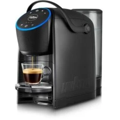 Lavazza, A Modo Mio Voicy, Macchina Caffè Per Espresso, Con Controllo Vocale, Alexa Integrata E Controllo Smart Home, Compatibile Con Capsule Lavazza A Modo Mio E Con App Piacere Lavazza, Nera