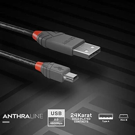 LINDY - Cavo Da USB A Micro USB 2.0 A/B, Linea Anthra 0,5 Metri, Trasferimento Dati A 480 Mbps, Cavo Di Ricarica, Compatibile Con TV, Monitor, Tablet, Laptop, Laptop, Laptop, 10 Anni Di Garanzia 7 LINDY - Cavo Da USB A Micro USB 2.0 A/B, Linea Anthra 0,5 Metri, Trasferimento Dati A 480 Mbps, Cavo Di Ricarica, Compatibile Con TV, Monitor, Tablet, Laptop, Laptop, Laptop, 10 Anni Di Garanzia - immagine 5