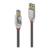 Lindy 36661 - USB Cavo (1 M, USB A, USB B, 3.0 (3.1 Gen 1), 5000 Mbit/s, Cromo, Grigio) -Piccoli Elettrodomestici Negozio 90877653 1