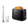 PHILIPS Frullatore Ad Immersione Hr2534/00, Nuova Daily Collection, 650W & Daily Collection Hd2581/90 Tostapane Con 8 Impostazioni E Griglia Scaldabriosche Integrata, Nero 1 PHILIPS Frullatore Ad Immersione Hr2534/00, Nuova Daily Collection, 650W & Daily Collection Hd2581/90 Tostapane Con 8 Impostazioni E Griglia Scaldabriosche Integrata, Nero -Piccoli Elettrodomestici Negozio 90905254 1
