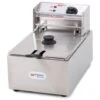 Friggitrice Elettrica Professionale Singola Vasca In Acciaio Inox Per Pub Bar Ristoranti Da Banco - 6 Litri 1 Friggitrice Elettrica Professionale Singola Vasca In Acciaio Inox Per Pub Bar Ristoranti Da Banco - 6 Litri -Piccoli Elettrodomestici Negozio 91343429 1