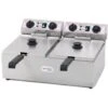 Friggitrice Elettrica Professionale 10+10 Litri Doppia Vasca In Acciaio Inox Per Pub Bar Ristoranti Da Banco -Piccoli Elettrodomestici Negozio 91343446 1