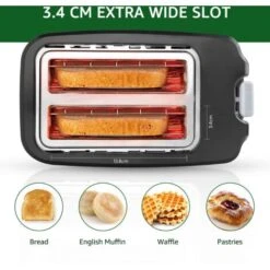 Tostapane 2 Fette Warrior 750W AIGOSTAR - 7 Impostazioni Di Tostatura 11 Tostapane 2 Fette Warrior 750W AIGOSTAR - 7 Impostazioni Di Tostatura -Piccoli Elettrodomestici Negozio 91913298 5