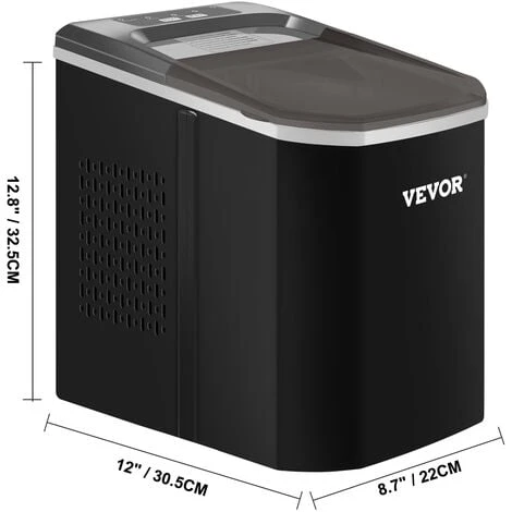 VEVOR Macchina Per Il Ghiaccio 12Kg Macchina Del Ghiaccio Tritato 6-8 Minuti Fabbricatore Ghiaccio Con Serbatoio A 3 Strati Macchina Ghiaccio Senza B 4 VEVOR Macchina Per Il Ghiaccio 12Kg Macchina Del Ghiaccio Tritato 6-8 Minuti Fabbricatore Ghiaccio Con Serbatoio A 3 Strati Macchina Ghiaccio Senza B - immagine 2