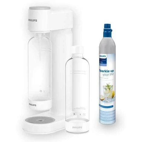 Philips GoZero - Soda Maker Lite Con Accessori, Bianco ADD4901WH/10 3 Philips GoZero - Soda Maker Lite Con Accessori, Bianco ADD4901WH/10