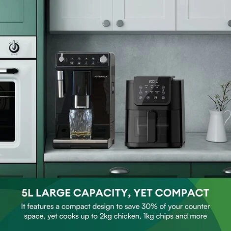 CHEFREE AFW01 Friggitrice Ad Aria Calda - Nera 4 CHEFREE AFW01 Friggitrice Ad Aria Calda - Nera - immagine 2