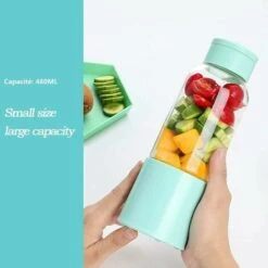 Frullatore Portatile, Spremiagrumi Con 450 Ml 6 Lame Senza BPA Per Sport E Viaggi, Mini Frullatore Per Frullati E Frappè, Regalo Di Natale Per Donne E Uomini (bianco) 9 Frullatore Portatile, Spremiagrumi Con 450 Ml 6 Lame Senza BPA Per Sport E Viaggi, Mini Frullatore Per Frullati E Frappè, Regalo Di Natale Per Donne E Uomini (bianco) -Piccoli Elettrodomestici Negozio 94292929 3